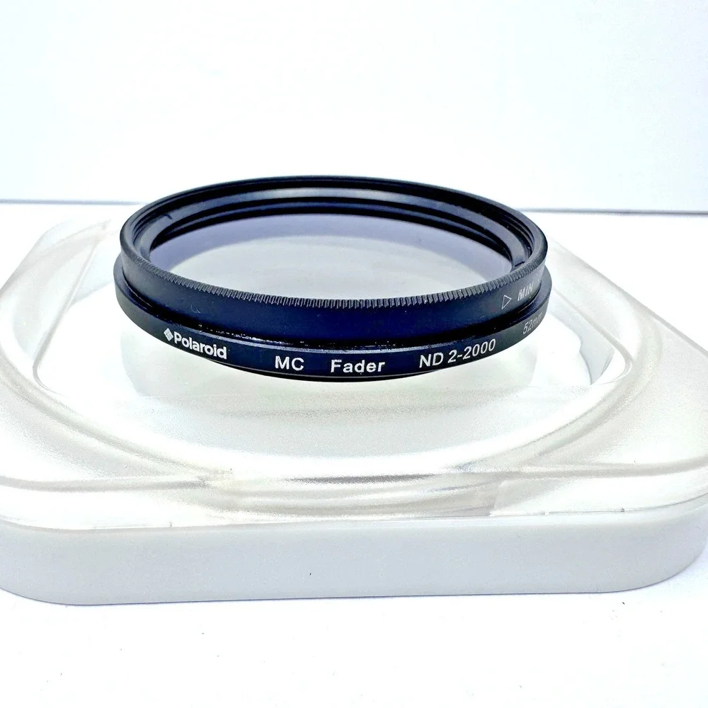 Polaroid Variable ND Filter MC Fader ND2-2000 Lens Filter w Case Clean